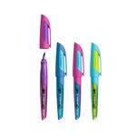 【德國天鵝STABILO】EASYbuddy 學習樂人體工學正姿鋼筆  通用歐規墨水 初學者可用粉紅/淺藍(STB-57989-5), , large