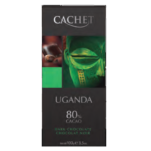 Cachet chocolate Uganda 80％