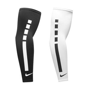 NIKE PRO ELITE 臂套 2.0 一雙入 健身 訓練 戶外運動 簡約 透氣 防曬 抗紫外線 人體工學 黑 白