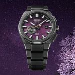 SEIKO精工 Astron 限量夜櫻 GPS衛星定位 鈦金屬太陽能手錶SSJ029J1/3X62-0AG0SD, , large