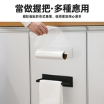 【上手家居】廚房紙巾架 22cm-黑色(餐巾紙架/捲筒紙巾架/捲紙架/捲筒架/壁掛架), , large