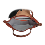 LONGCHAMP S號短把LE PLIAGE GREEN摺疊水餃包/栗子色, , large