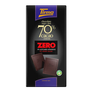 Dark chocolate ZERO 70 no added sugar