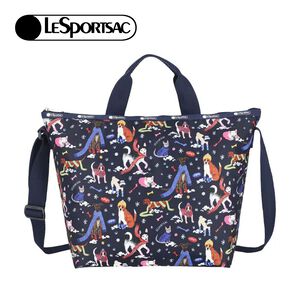|快速出貨|Lesportsac Deluxe Easy Carry Tote 手提肩背兩用托特包/ 雪國汪星人