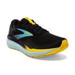 Brooks Ghost 16 男 慢跑鞋 運動 休閒 氮氣中底 避震 緩衝 黑 藍黃 [1104181D029], , large