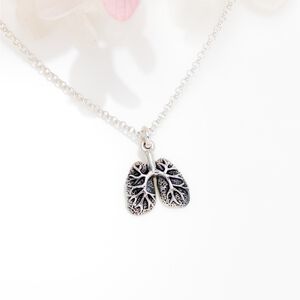 【Angel & Me】肺臟 掏心掏肺 s925 純銀 項鍊 生日 情人節禮物