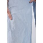 (S) 高腰七分藍色長褲二手衣, , large