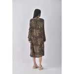 (XL) 豹紋黃色洋裝二手衣, , large