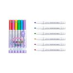 雄獅  MM-401彩繪勾邊金屬筆-6色組, , large