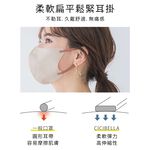 【千康購物網】CICIBELLA 6D冷感輕呼吸口罩10入-灰粉, , large