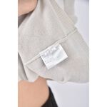 (M) iris質感蝴蝶結灰色短袖上衣二手衣, , large