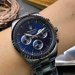 [星晴錶業]MASERATI手錶,42mm,R8853100019寶藍色錶面槍灰色錶殼黑灰色精鋼錶帶款, , large