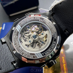 [星晴錶業]MASERATI手錶,42mm,R8821108021銀黑色錶面黑錶殼深黑色真皮皮革錶帶款, , large