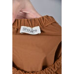 (M) siluette質感印花棕色長裙二手衣, , large