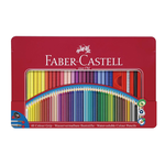 【Faber-Castell】德國輝柏 2001握得住好點子 水彩色鉛筆 48色 鐵盒裝 /盒 112448, , large