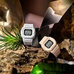 CASIO 卡西歐 G-SHOCK 大理石紋 太陽能方形女錶 GMS-S5600RT-4, , large