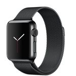 Apple Watch MMFK2TA/A 智慧型手錶 ，38 公釐太空黑不鏽鋼錶殼搭配太空黑色米蘭式錶帶_ 全新珍藏版, , large