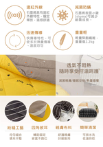 【日本旭川】生命磁石墨烯蓄熱循環被 保暖 熱能循環被 石墨烯冬被, , large