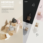 【HEORSHE】牙齒護理吸管學習水杯(300ml)-象牙白, , large