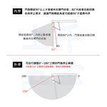 門弓器 加安牌 FS984Q 內停 小主體 台灣製 防火級 自動關門器 門開90度, , large