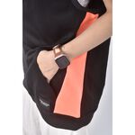 (L) armani exchange棉質連帽背心黑色外套二手衣, , large