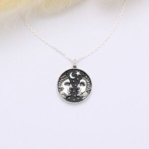 【Angel & Me】雙子座 5/22-6/21 雙面 硬幣 s925 純銀 12星座 項鍊 情人節 聖誕節 生日禮物