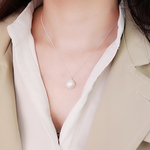 Pure Sterling Silver Necklace (Freshwater Pearl), , large