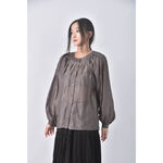 (M) tion韓牌排扣黑色長袖上衣二手衣, , large