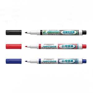 【SIMBALION 雄獅文具】細字 奇異筆 黑/紅/藍 1mm 60支 /件 NO.600  -  藍