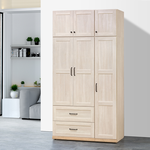 【唯熙傢俱】查理白橡木4x7尺抽屜衣櫃, , large