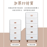 【Y HOUSE】Straight grain storage box, storage drawer, clothing storage, locker, plastic storage cabinet - four layers, , large