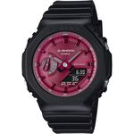 CASIO 卡西歐 G-SHOCK 八角 勃根地酒紅系列 雙顯手錶 GMA-S2100RB-1A, , large