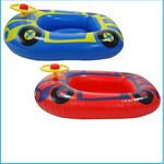 【Healgenart】汽車寶貝遊戲充氣船 充氣座騎 水上海邊戲水浮排浮圈 (隨機出貨), , large