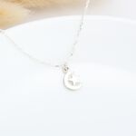 【Angel & Me】Moon and star s925 sterling silver necklace Birthday Day gift, , large
