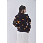(F) 【國泰航空永續合作】over there星星藍色長袖上衣二手衣, , large
