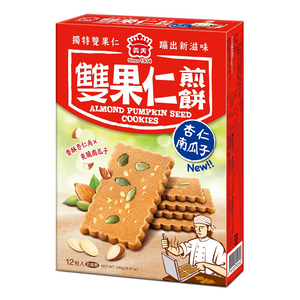 義美量販雙果仁煎餅240克x2盒
