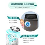 HERAN 12.5kg Fully Automatic Upright Washing Machine HWM-1231, , large