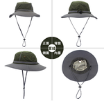 Outdoor Cooling Sun Protection Hiking Hat, , large