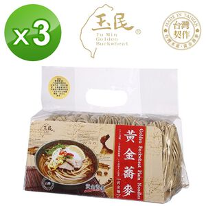 【千歲本舖】玉民黃金蕎麥 黃金麵 3包組