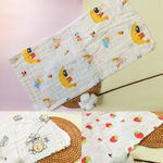[Kaimei Cotton Industry] 12 people entered the group, random and excellent, four-layer high-density gauze children's towel, soft and delicate/allergen-free/baby bath and face towel, , large