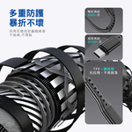 [HANLIN]-C2in1 二合一60w/27w 智能快充線 一拖二 快充 手機快充 充電線 快充線 數據線, , large
