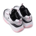 DIADORA迪亞多那 厚底時尚運動鞋 女運動鞋 休閒鞋 百搭 透氣 保護後跟 修飾腿部 耐磨 止滑 穩定 黑白 灰粉, , large