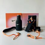 【麗水生活】Nike Stainless Steel Kettle 不鏽鋼水壺 禮盒 黑色 小掛包 PG010-018A, , large