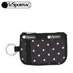 Lesportsac Key Card Holder 卡片零錢包 送禮-粉色點滴, , large