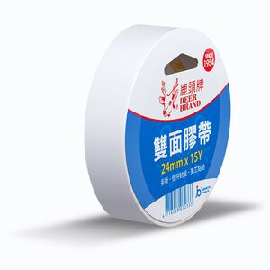 四維鹿頭牌 24mm*15Y雙面膠帶(DFS3)