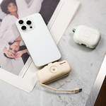 [亞瑟3C]solide 索力得
5000mAh Type-C Hammer 小榔頭 多功能輕巧萬用行動電源-奶茶, , large