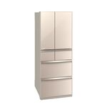 MITSUBISHI 三菱 470公升 日本製 玻璃全鏡面美型六門冰箱 MR-WX47LF水晶白/水晶杏, , large