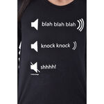 (S) agua design文字黑色長袖上衣二手衣, , large