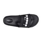 DIADORA迪亞多那 柔軟透氣雲拖鞋 男鞋 簡約 時尚 素色 不吸汗 好穿脫 吸衝 足弓支撐 耐磨 耐穿 止滑 黑 灰, , large