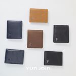 【YUNJOIN】Eterna 真皮短夾-咖啡色 多卡位 零錢 收納皮夾 中性皮夾, , large